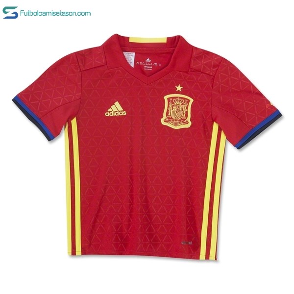 Camiseta España Niños 1ª 2016